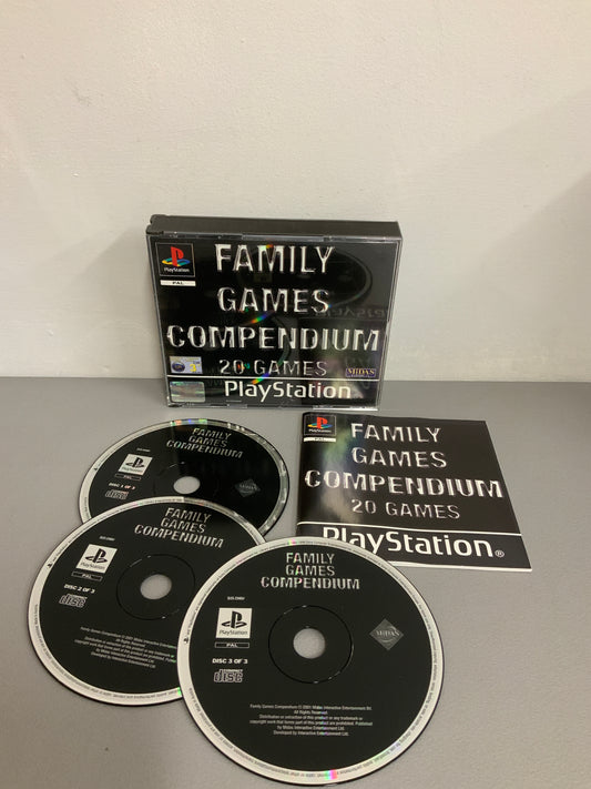 Family Games Compendium Playstation 1
