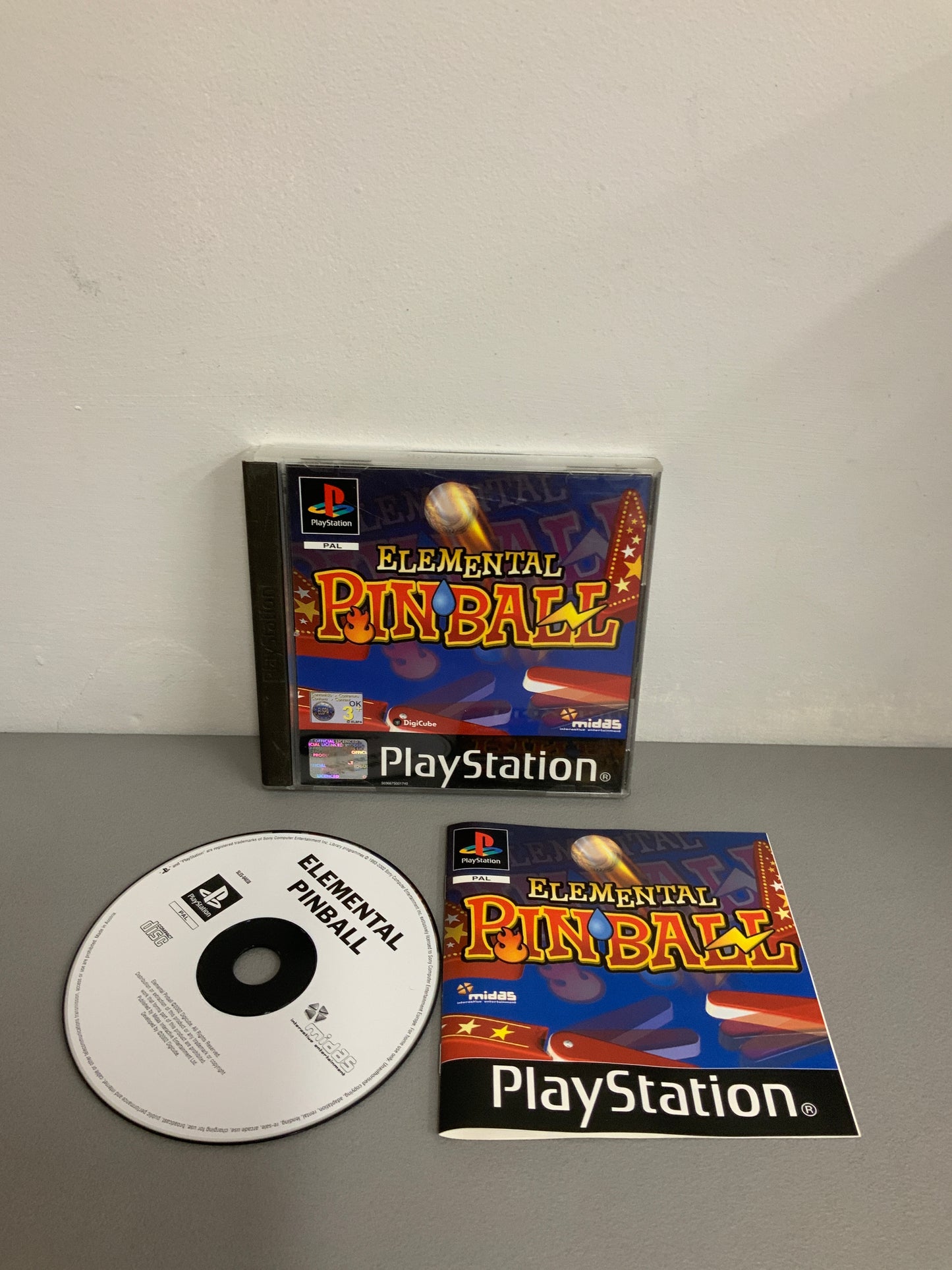 Elemental Pinball Playstation 1