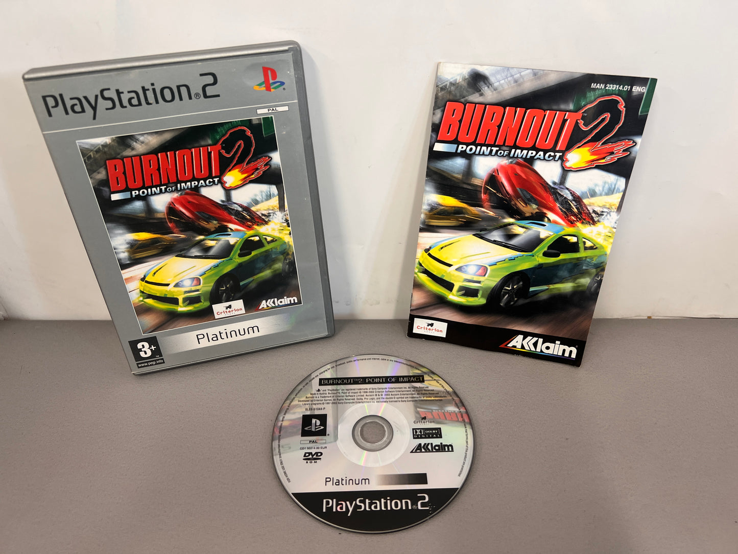 Burnout 2 Point Of Impact Playstation 2
