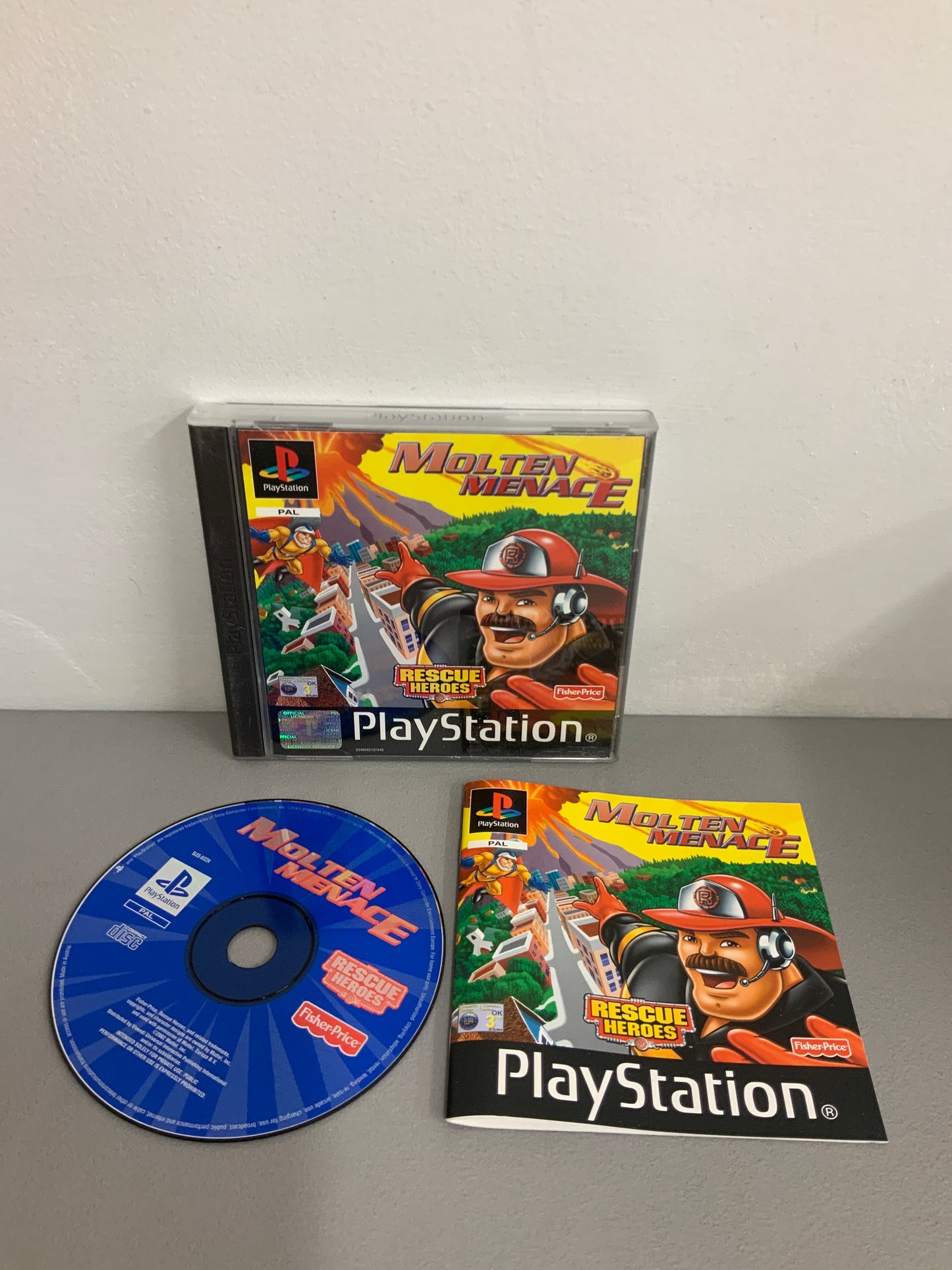 Rescue Heros Molton Menace Playstation 1