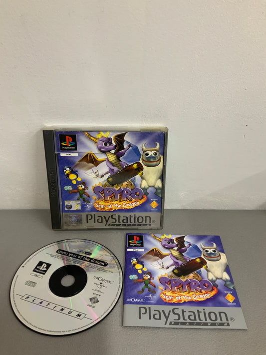 Spyro Year Of The Dragon Playstation1 Platinum