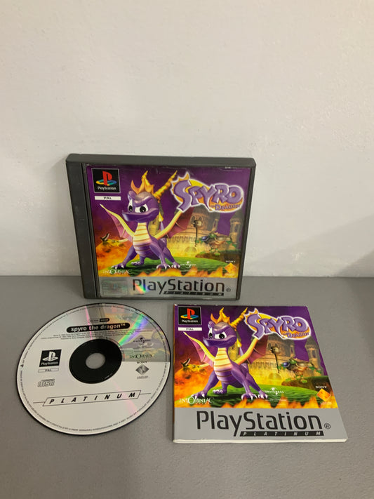 Spyro The Dragon Playstation 1 Platinum