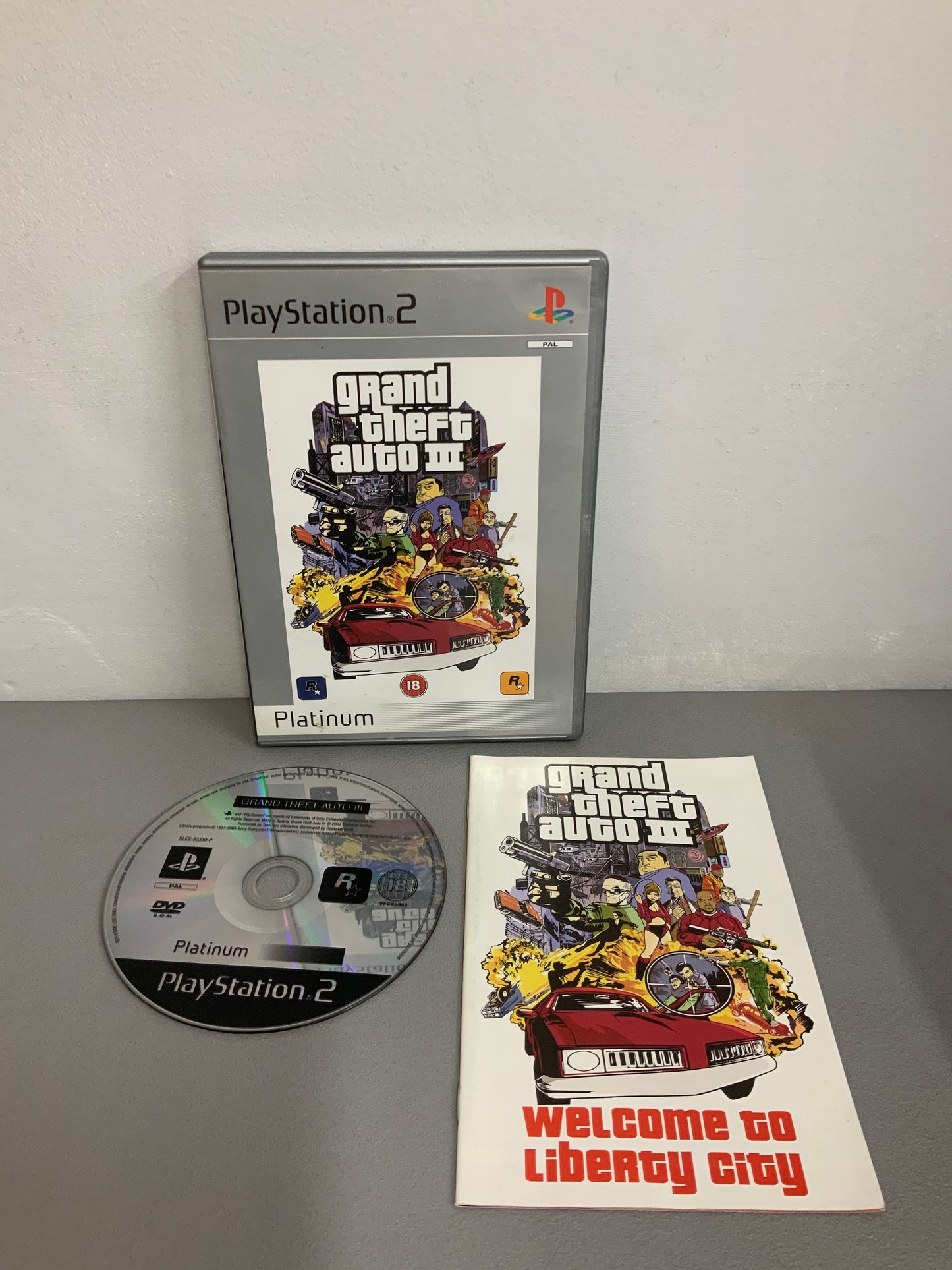 Grand Theft Auto 3 III Playstation 2 Platinum