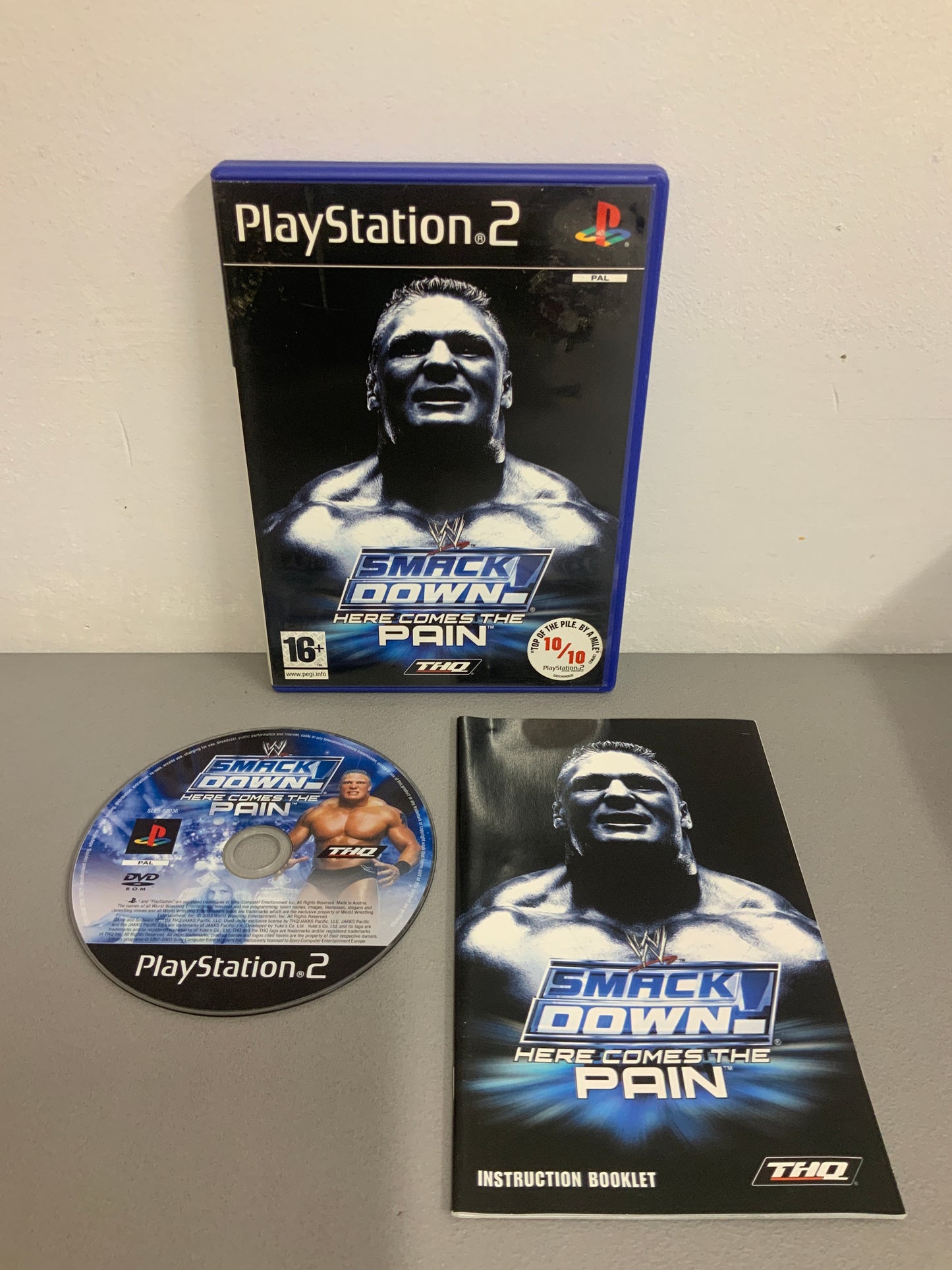 WWE Smack Down Here Comes The Pain Playstation 2