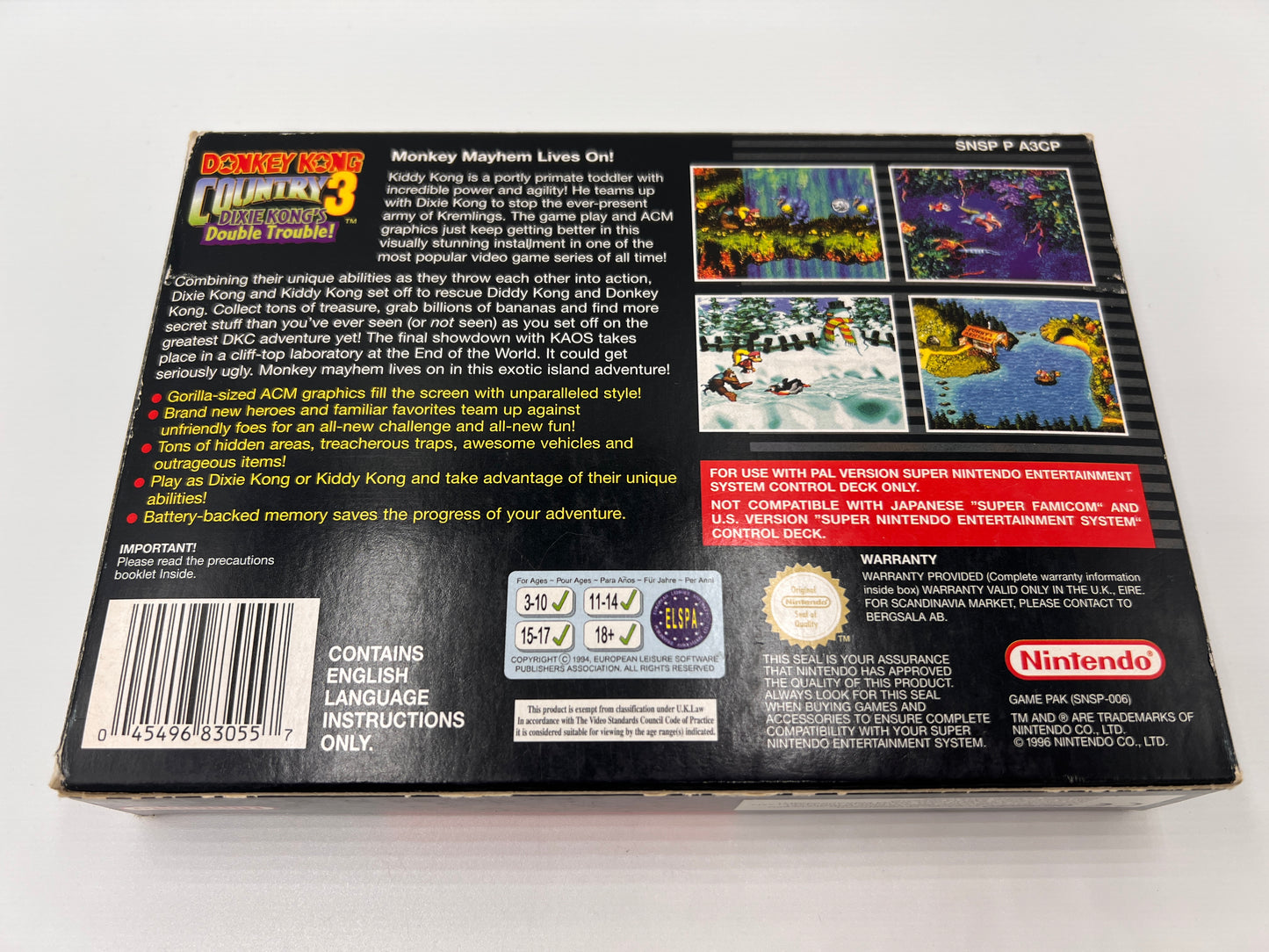 Donkey Kong Country 3 Snes