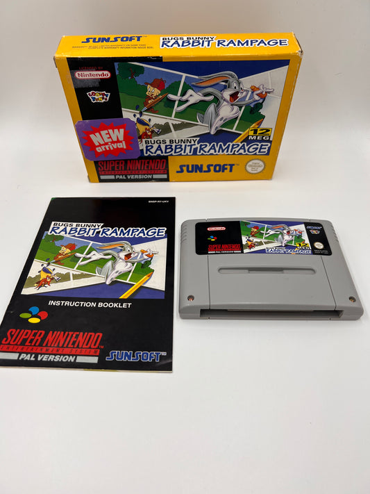 Bugs Bunny Rabbit Rampage Super Nintendo