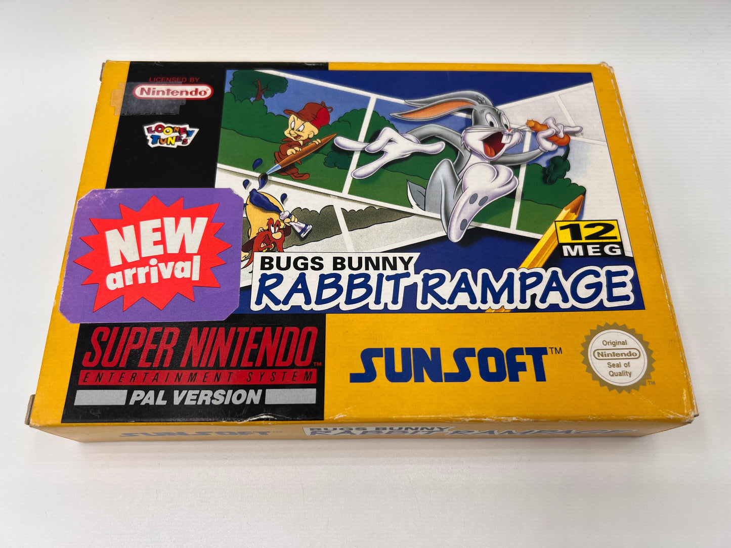 Bugs Bunny Rabbit Rampage Super Nintendo
