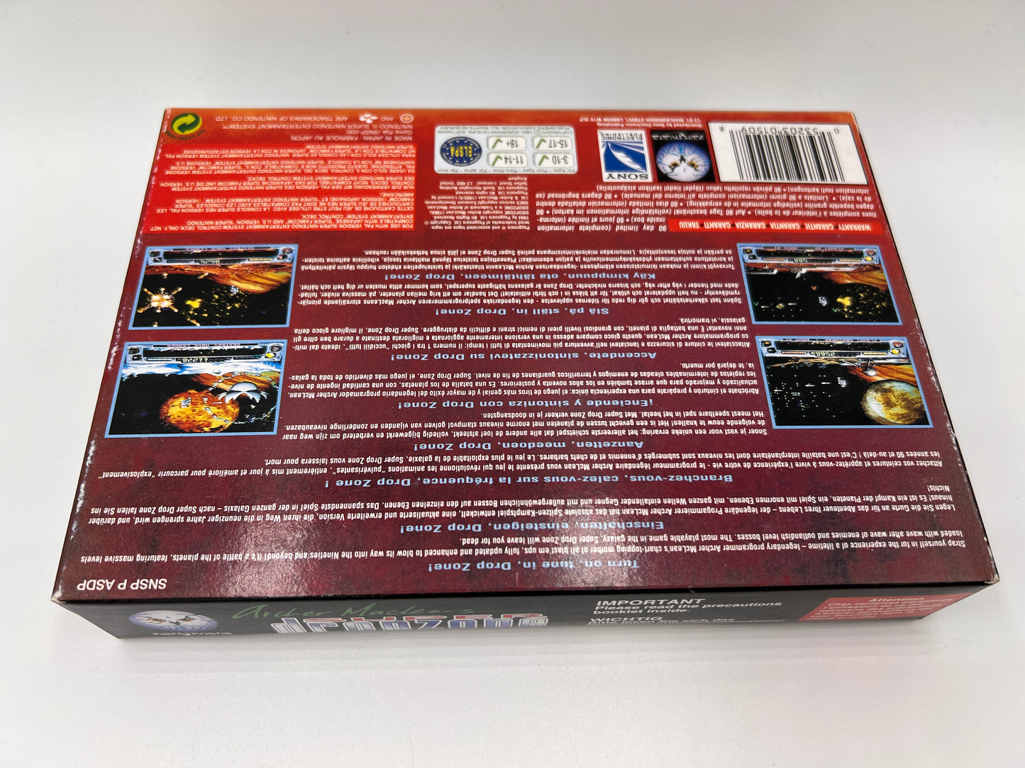 Super Drop Zone Super Nintendo