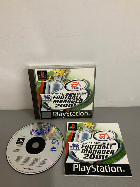 Football Manager 2000 Playstation 1