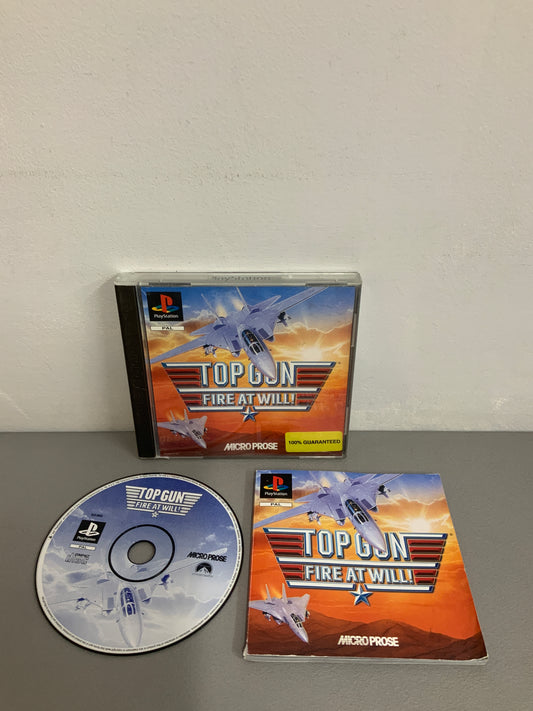 Top Gun Fire At Will Playstation 1