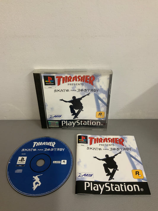 Thrasher Skate And Destroy Playstation 1