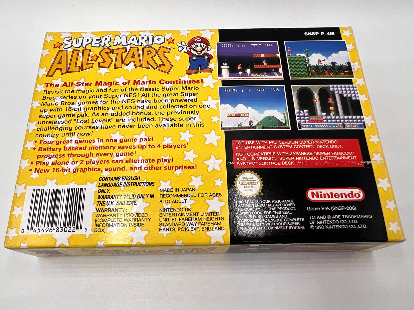 Super Mario All Stars Super Nintendo