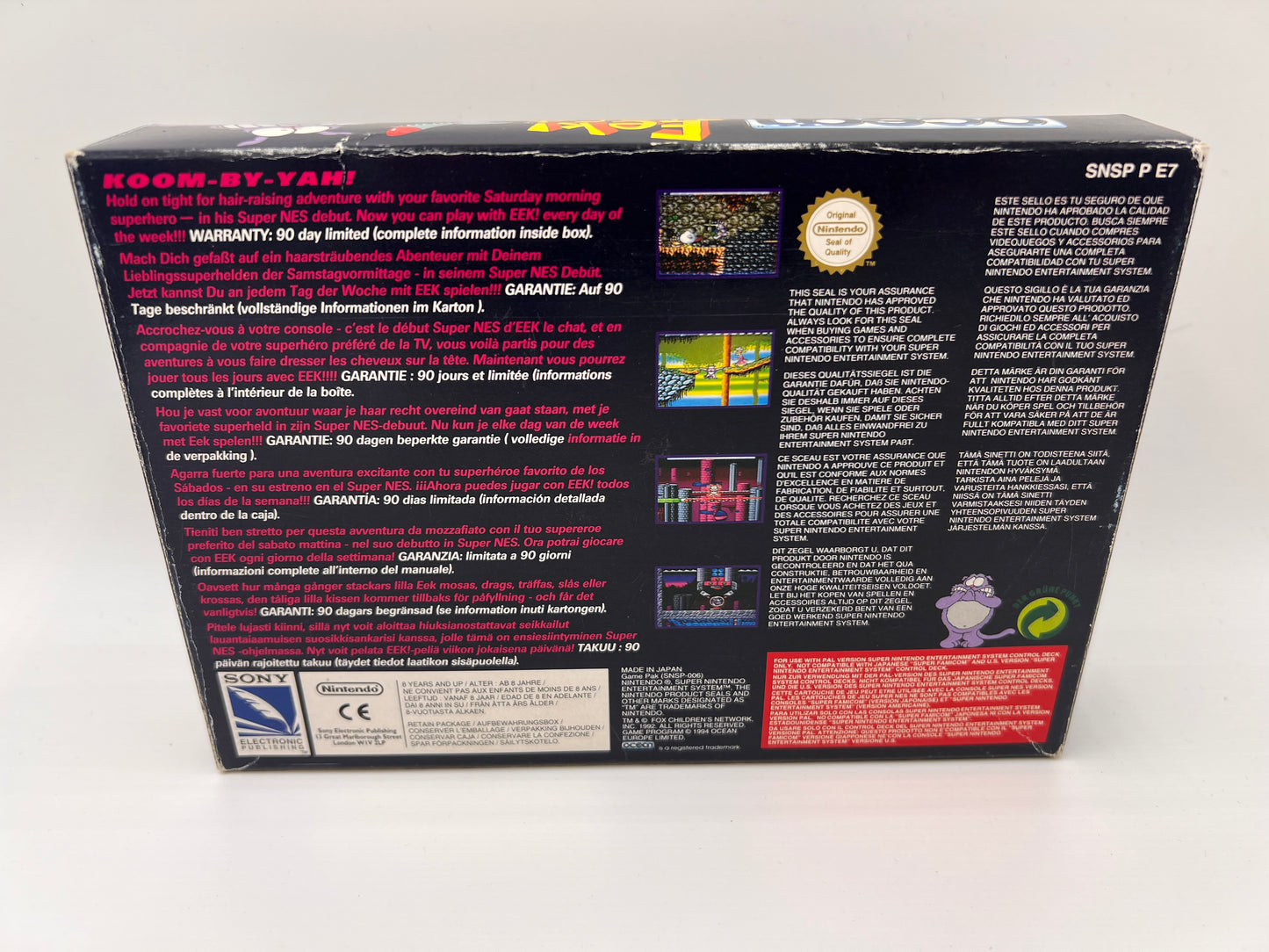 Eek The Cat Super Nintendo