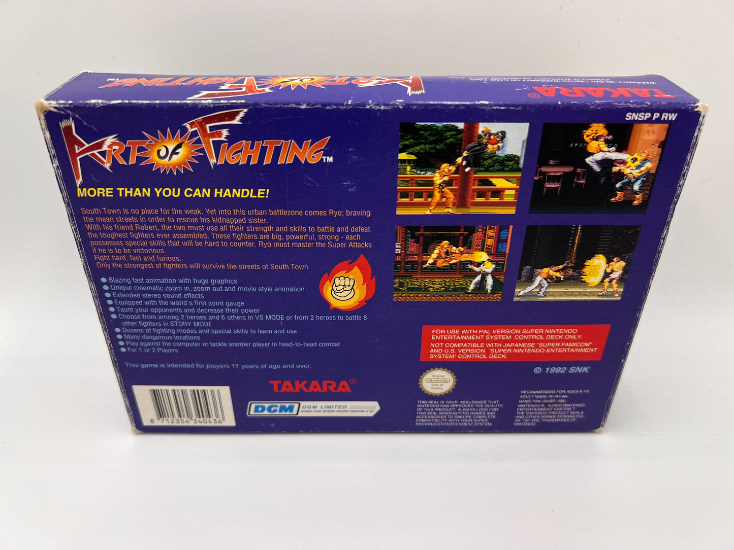 Art Of Fighting Super Nintendo