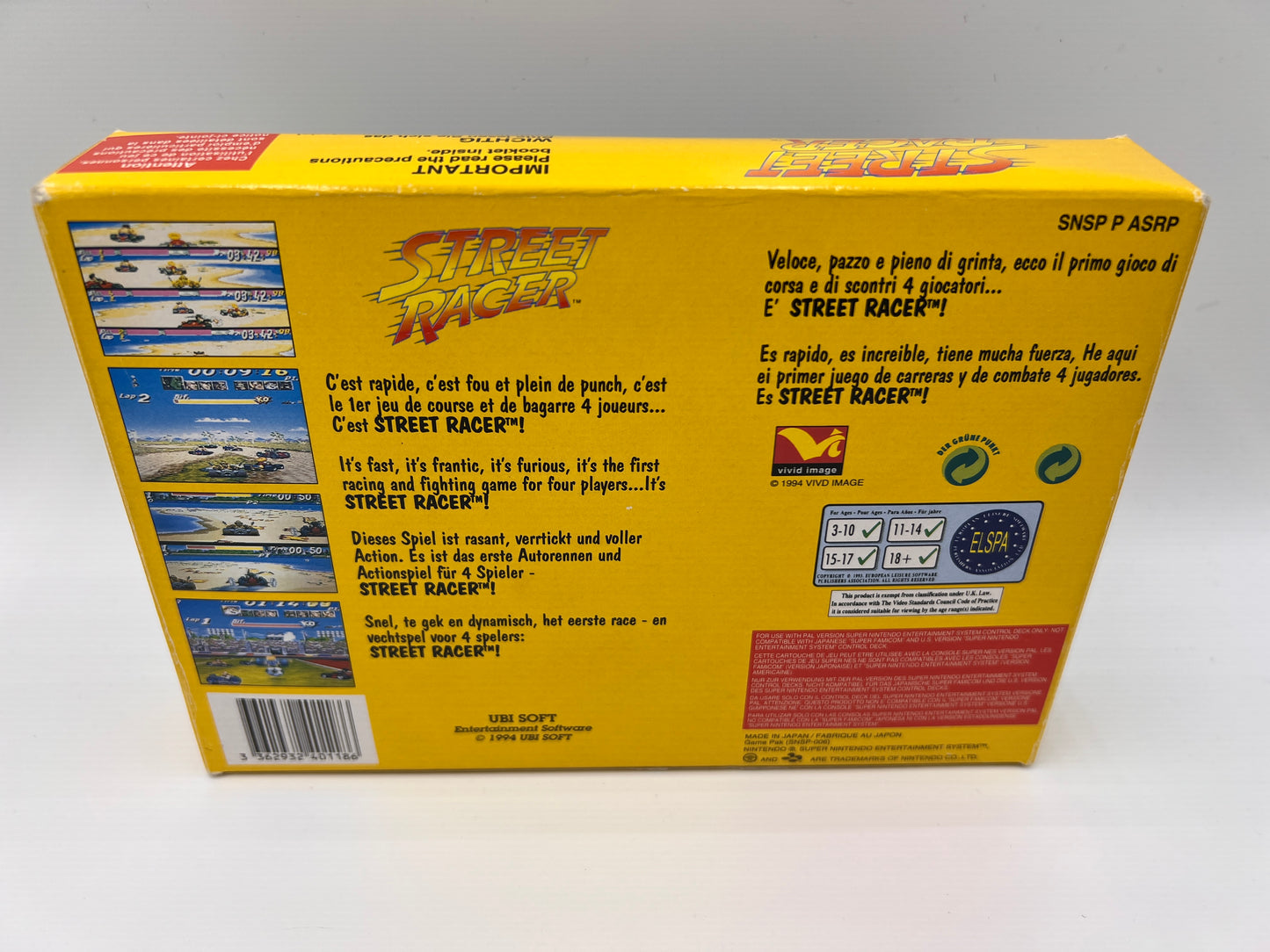 Street Racer Super Nintendo