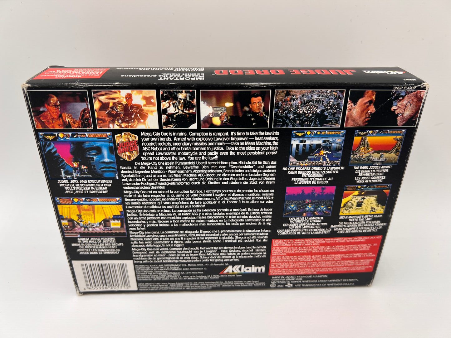 Judge Dredd Super Nintendo