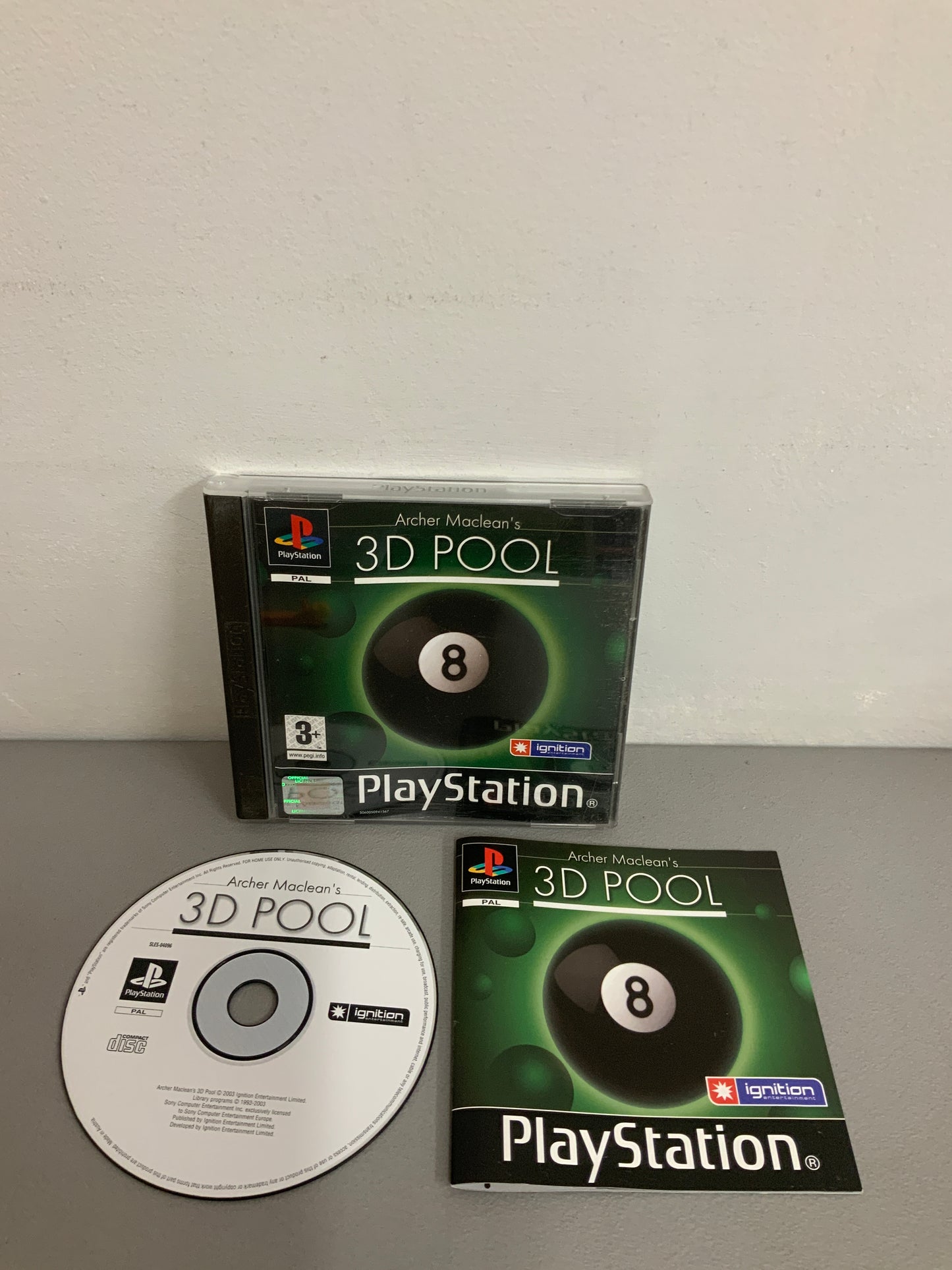 3D Pool Playstation 1