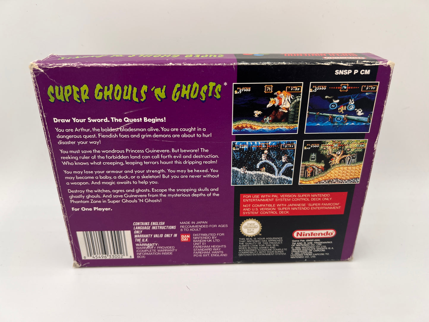 Super Ghouls n Ghosts Super Nintendo