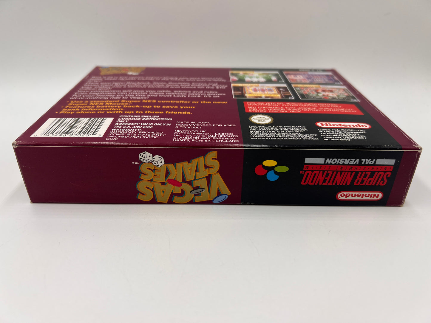 Vegas Stakes Super Nintendo