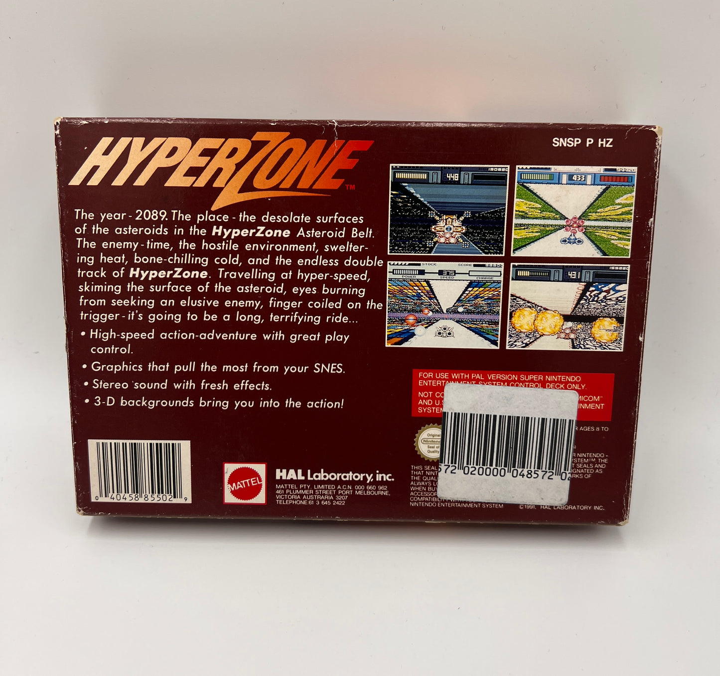 Hyperzone Super Nintendo