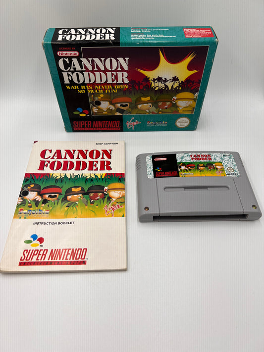 Cannon Fodder Super Nintendo