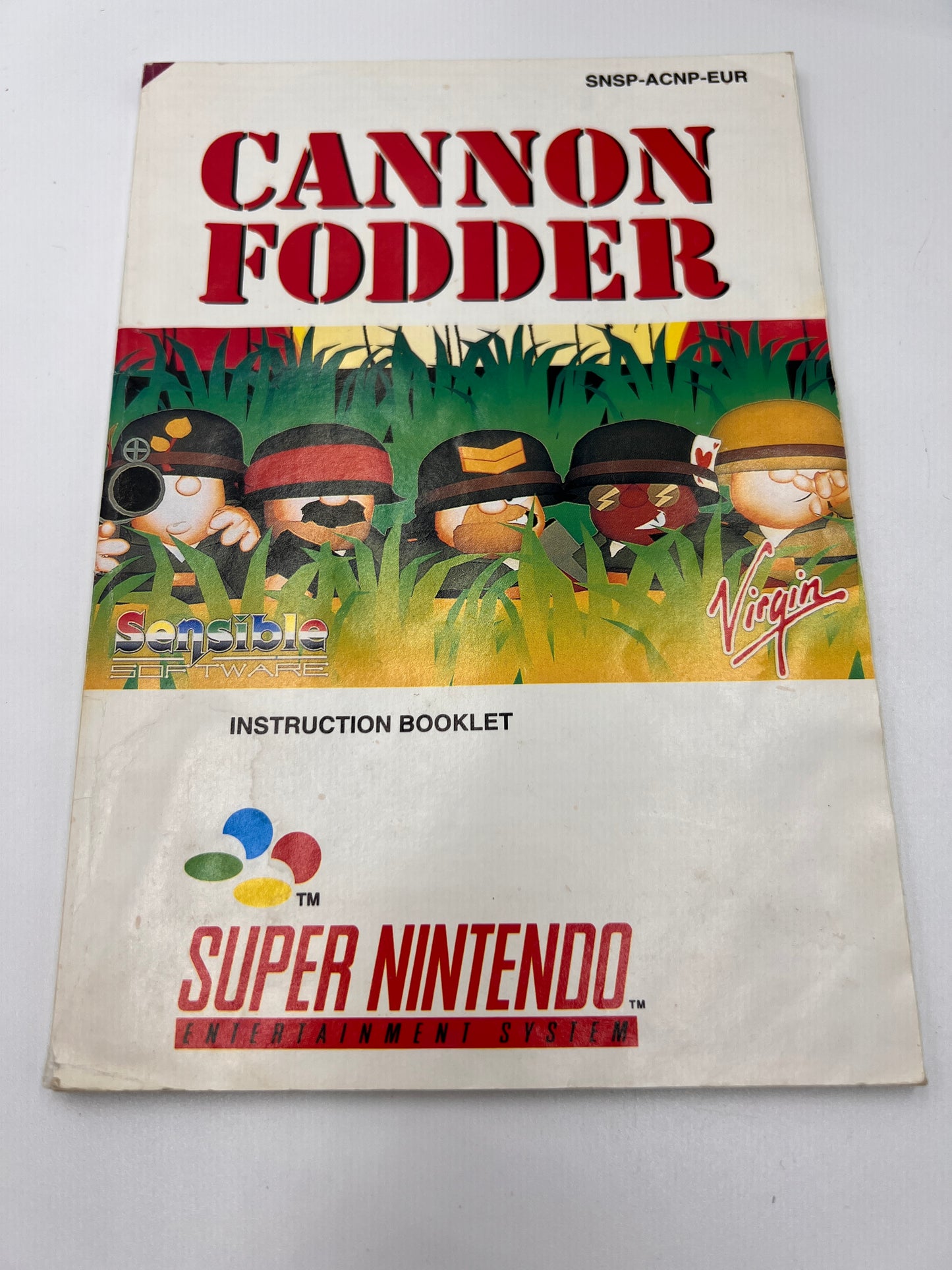 Cannon Fodder Super Nintendo