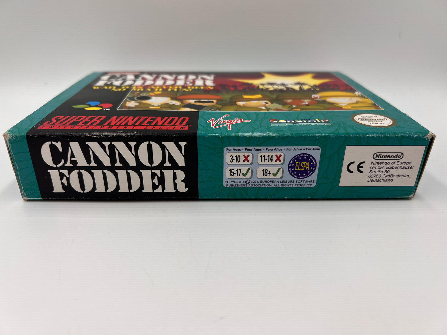 Cannon Fodder Super Nintendo