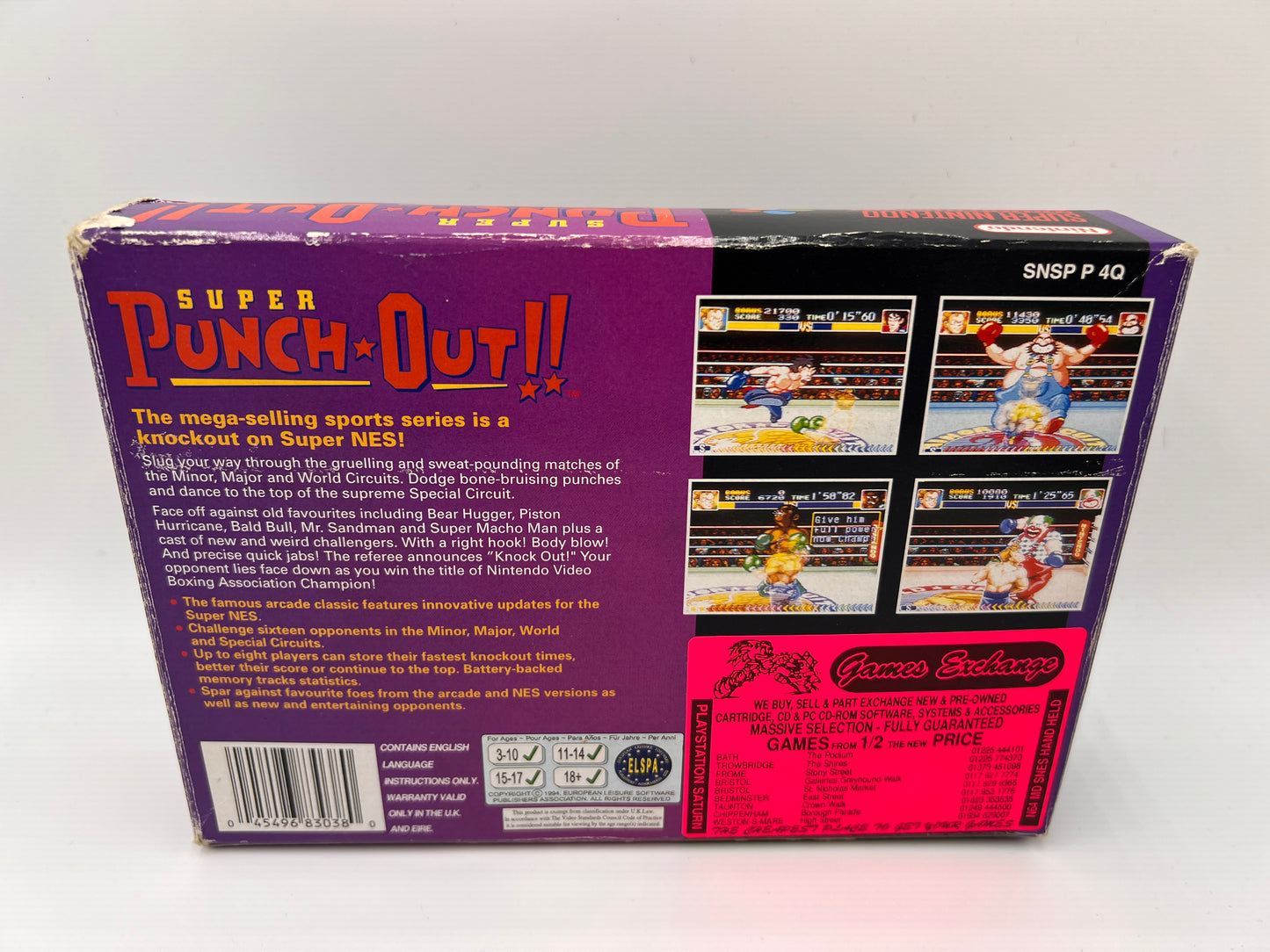 Super Pounch Out Super Nintendo