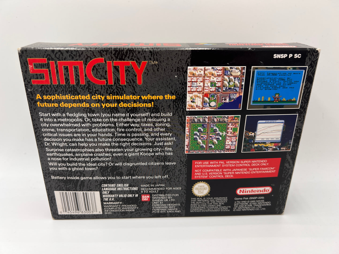 Sim City Super Nintendo
