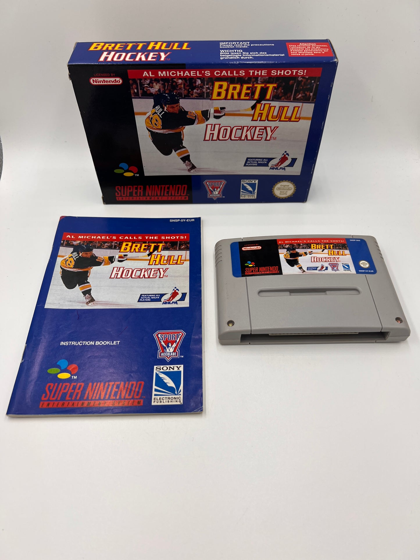 Brett Hull Hockey Super Nintendo