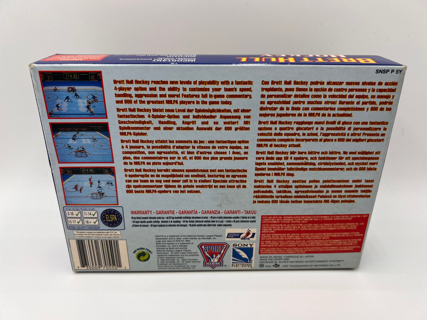 Brett Hull Hockey Super Nintendo