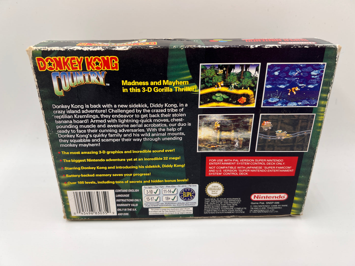 Donkey Kong Country Super Nintendo