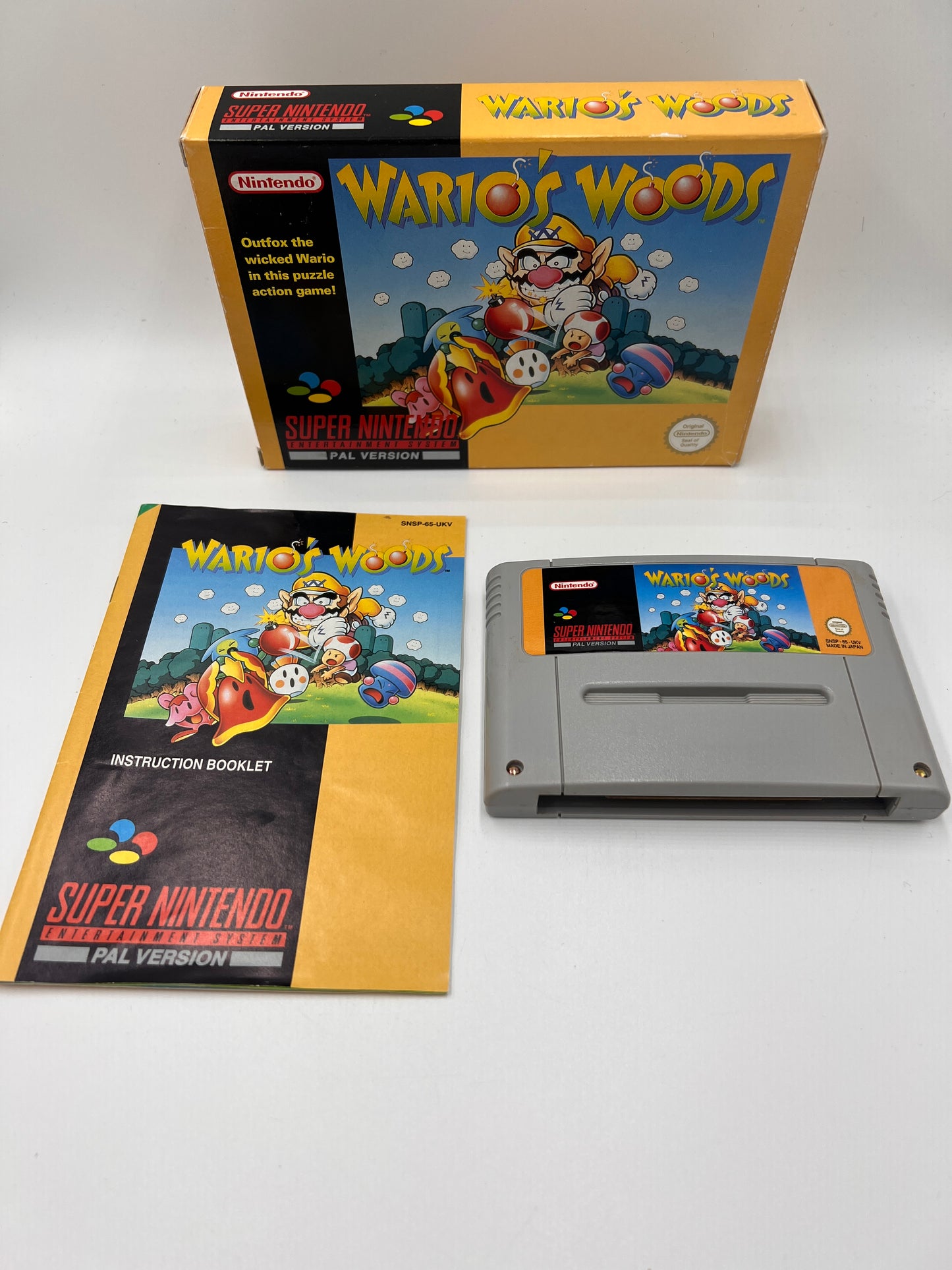 Warios Woods Super Nintendo