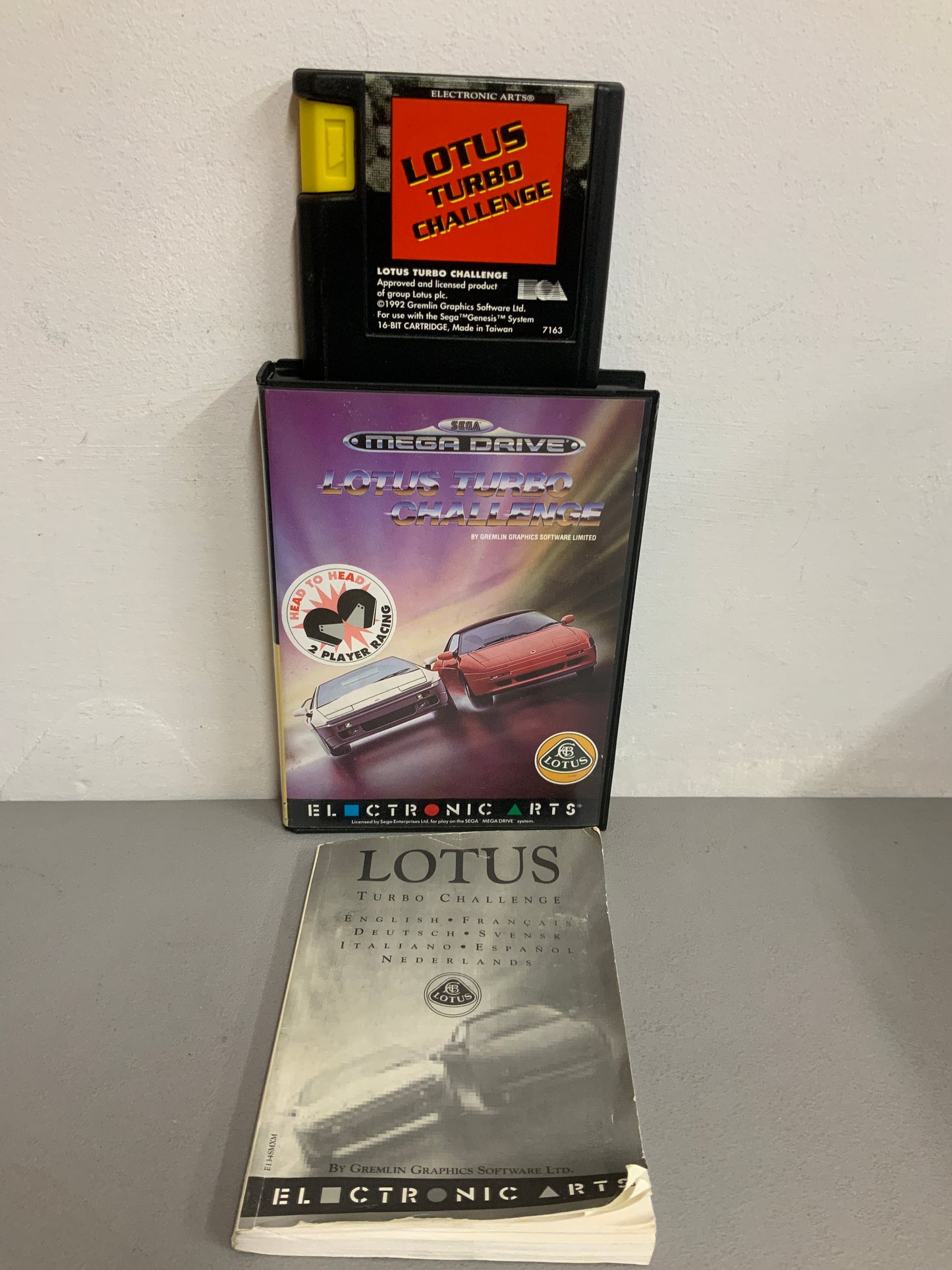 Lotus Turbo Challenge Sega Mega Drive