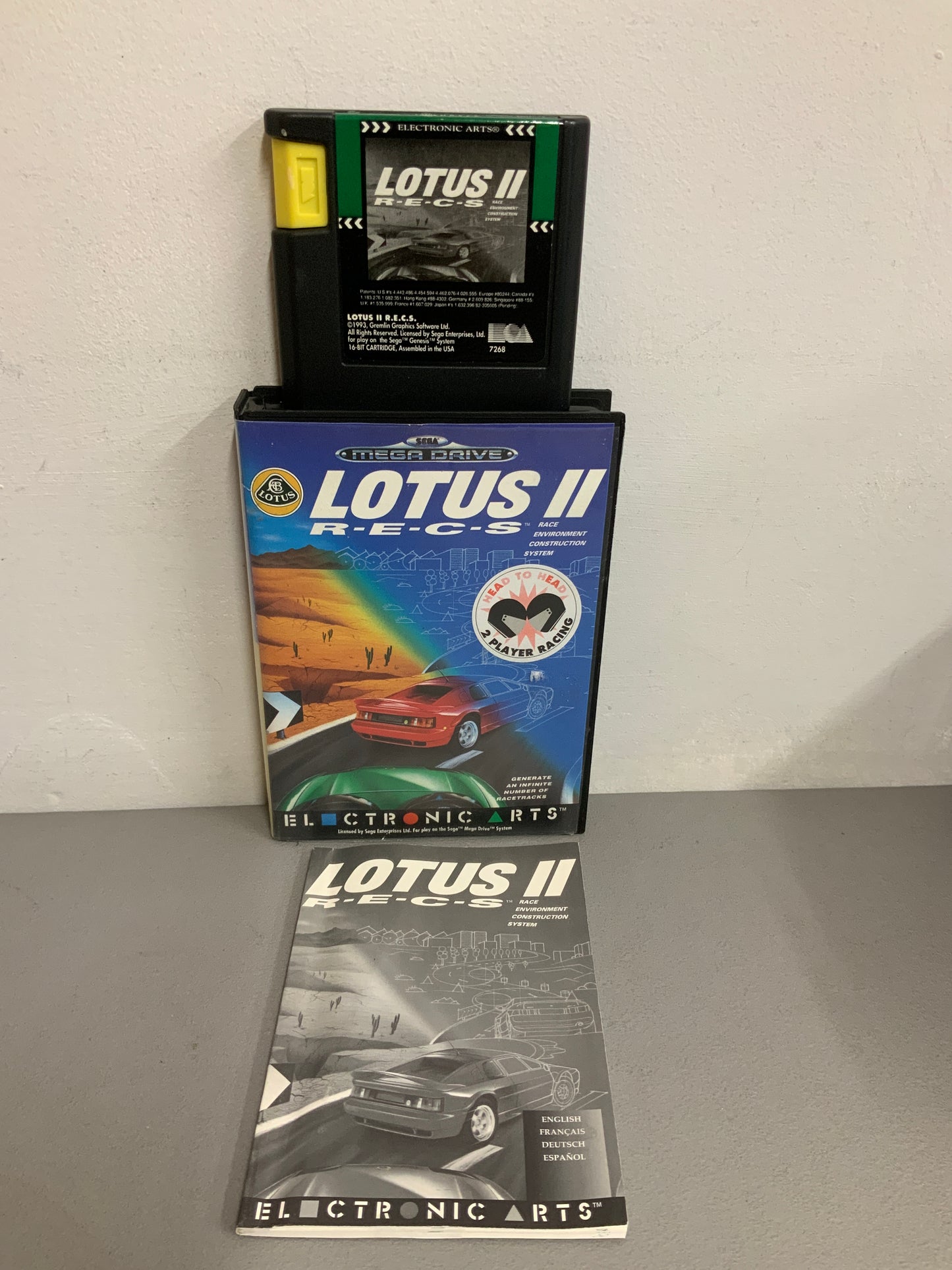 Lotus II R-E-C-S Sega Mega Drive