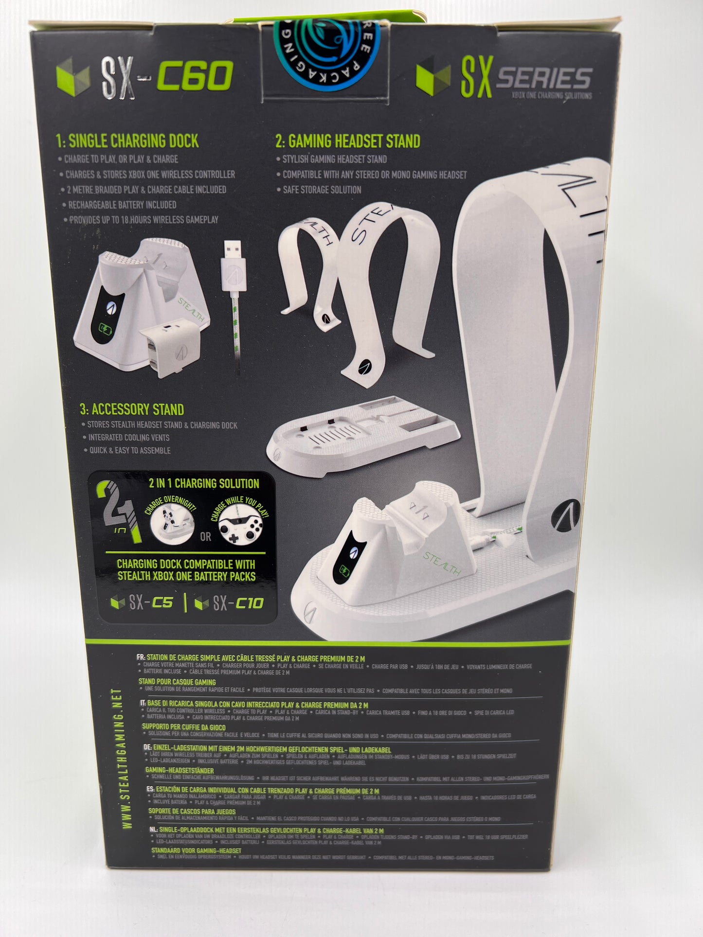 Xbox One Charging Stand SX C60 White Stealth