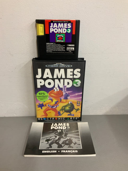 James Pond 3 Sega Mega Drive