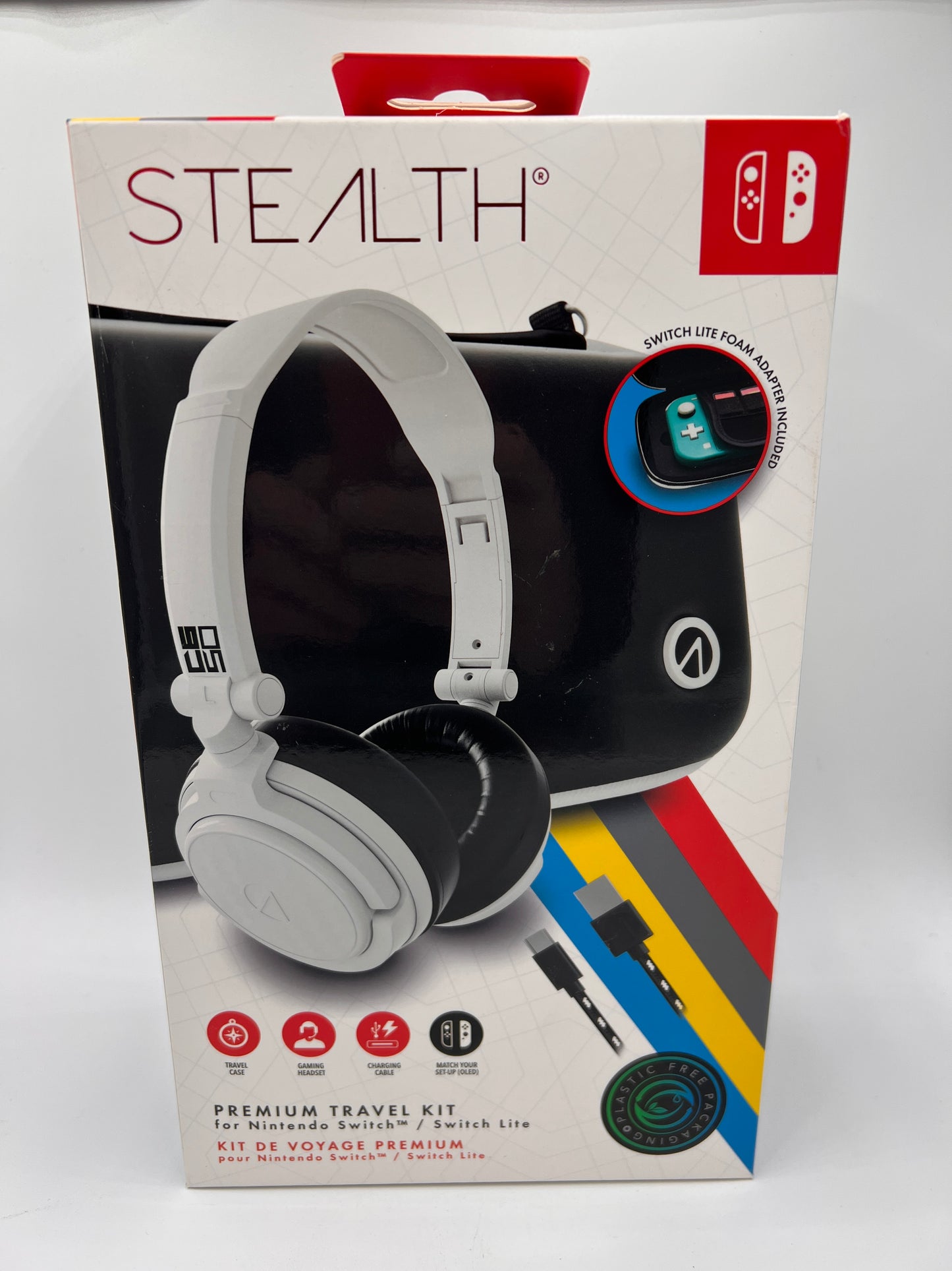 Nintendo Switch Headset And Case White Stealth