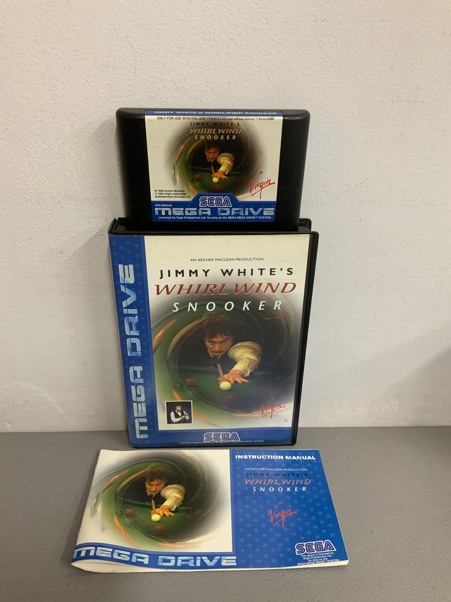 Jimmy Whites Whirlwind Snooker Sega Mega Drive