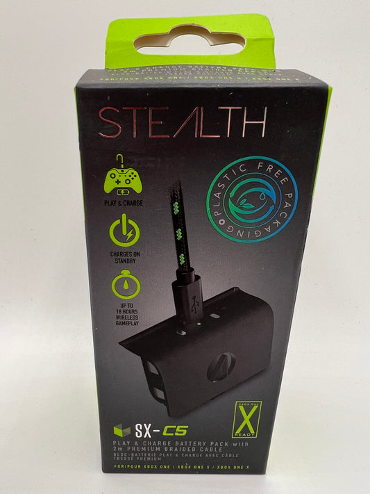 Xbox One Single Play And Charge Black Stealth