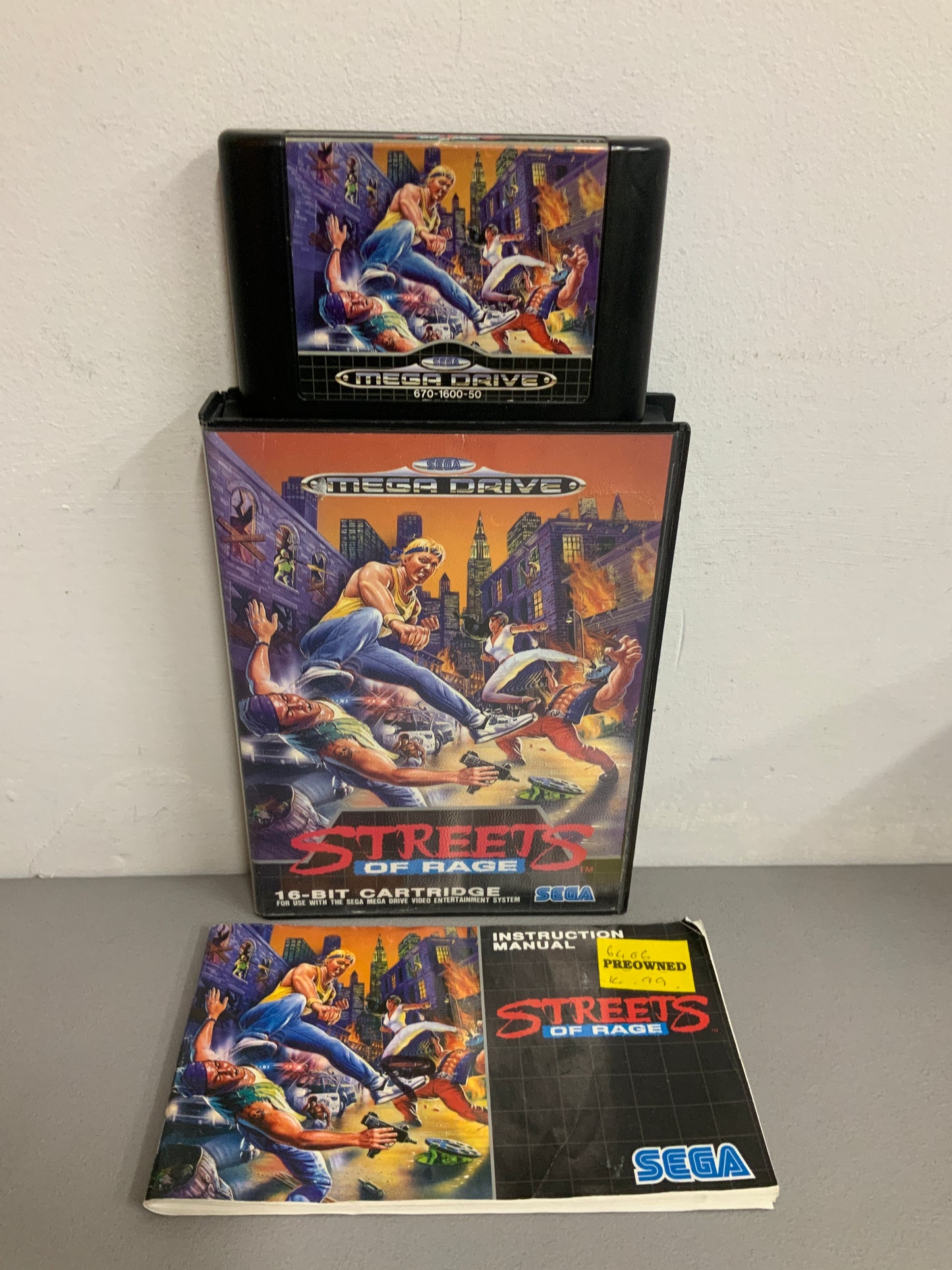 Streets Of Rage Sega Mega Drive