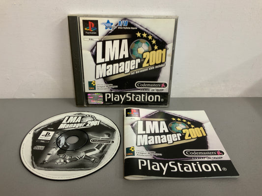LMA Manager 2001 Playstation 1