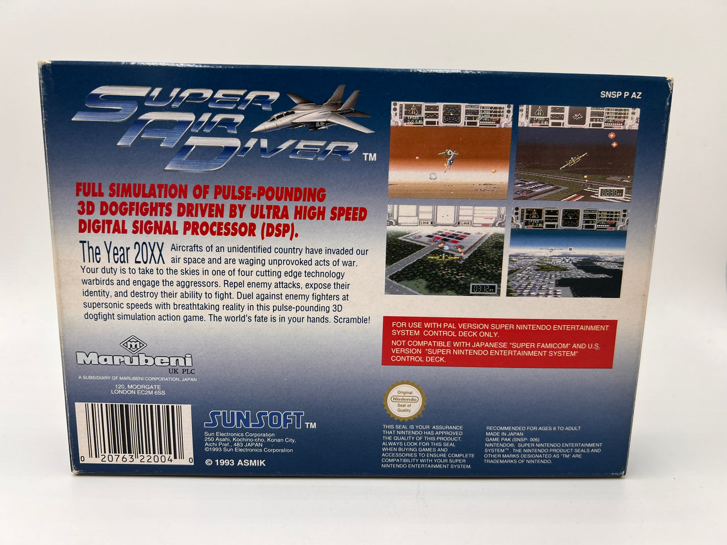 Super Air Driver Super Nintendo