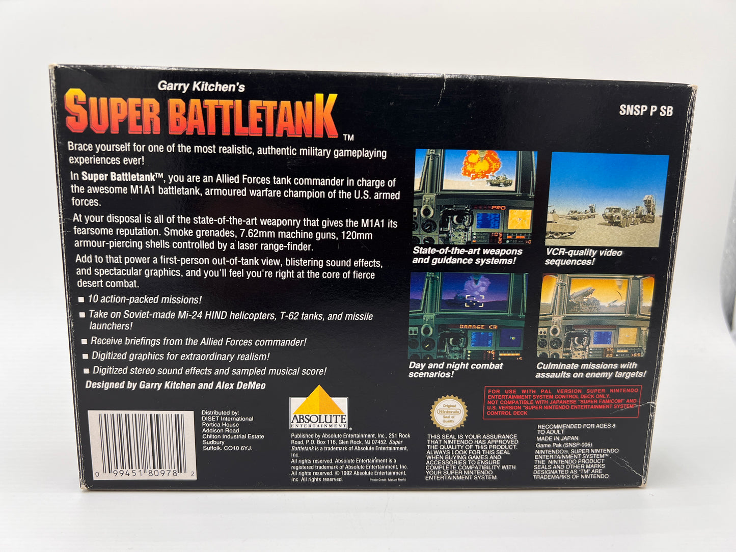 Super Battletank Super Nintendo