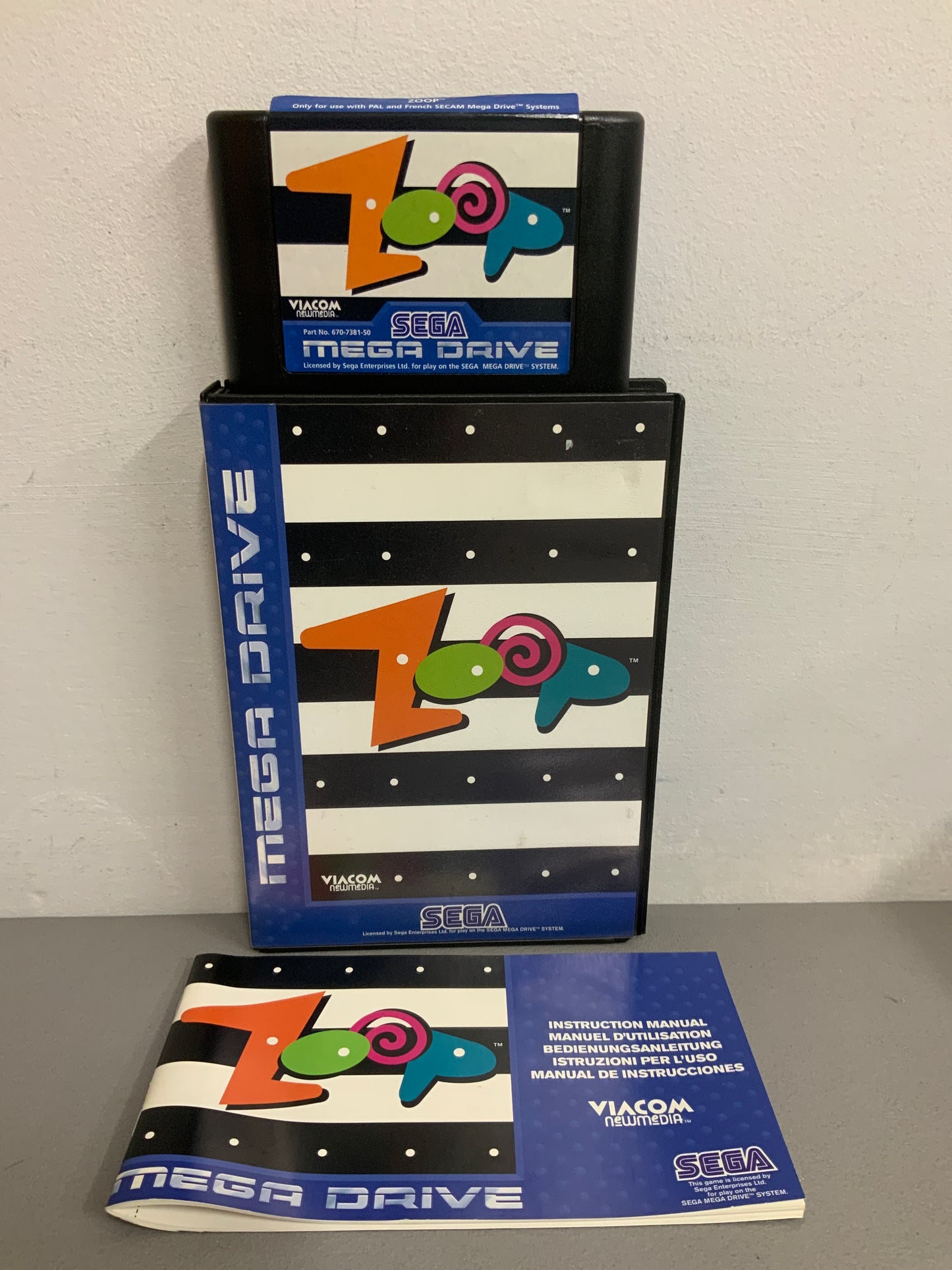 Zoop Sega Mega Drive
