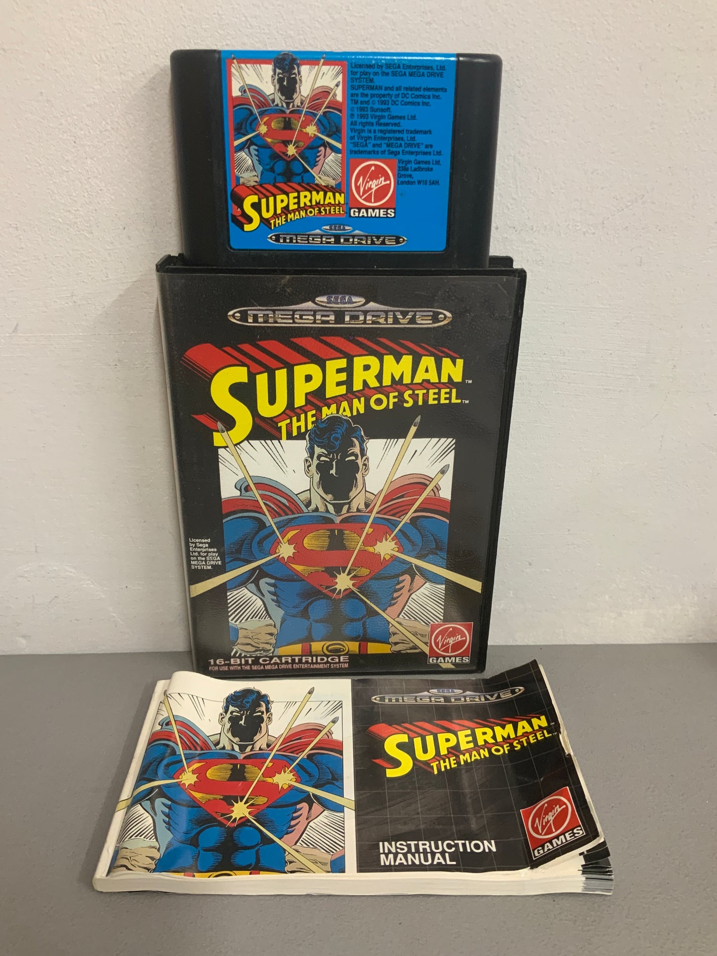 SuperMan The Man Of Steel Sega Mega Drive