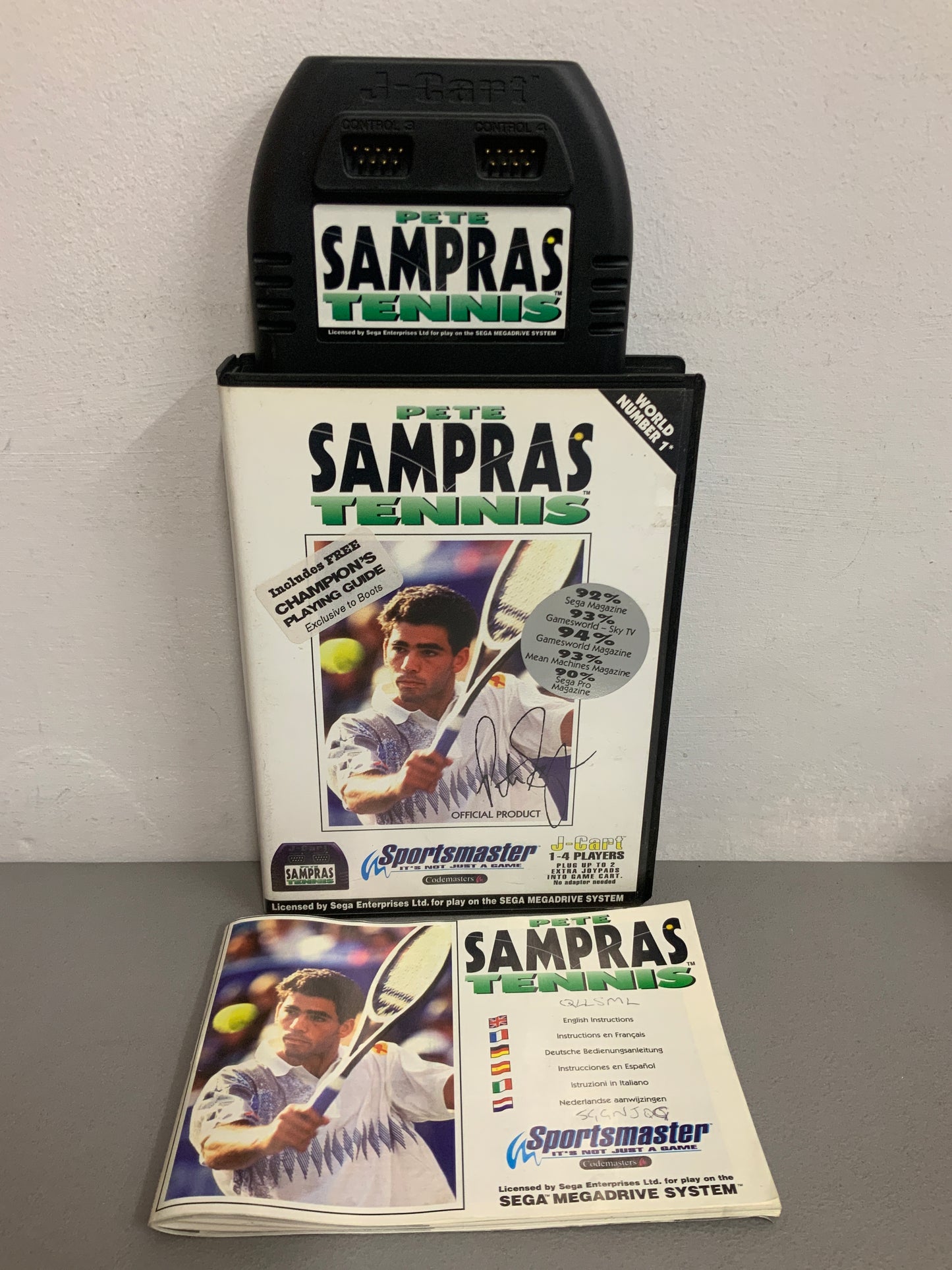 Pete Sampras Tennis Sega Mega Drive
