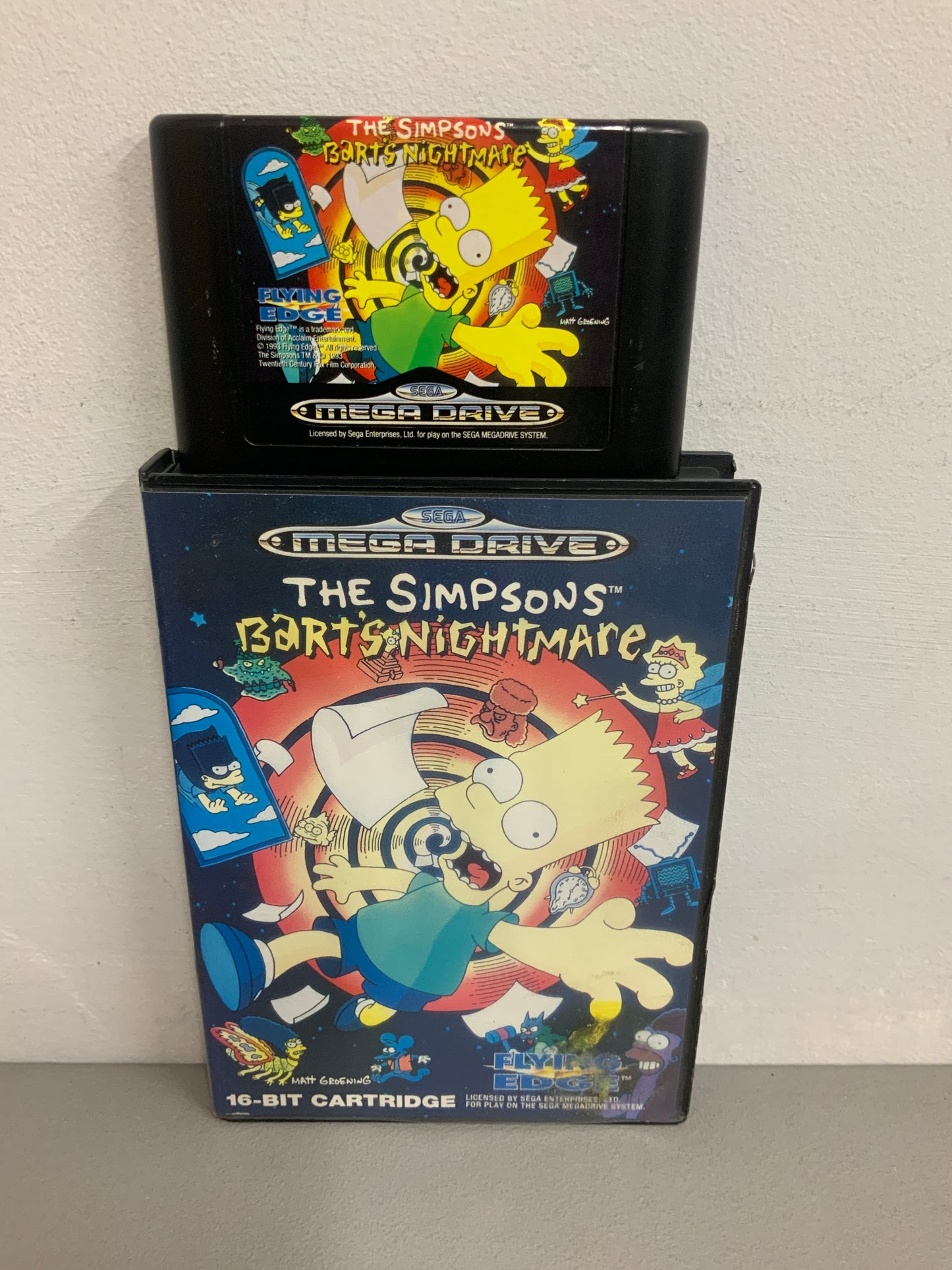The Simpsons Barts Nightmate Sega Mega Drive