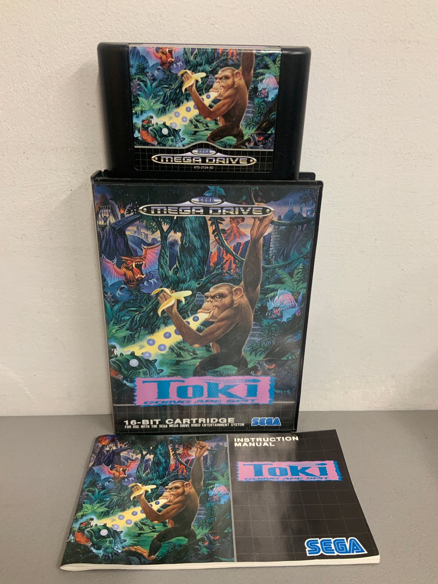 Toki Going Ape Spit Sega Mega Drive