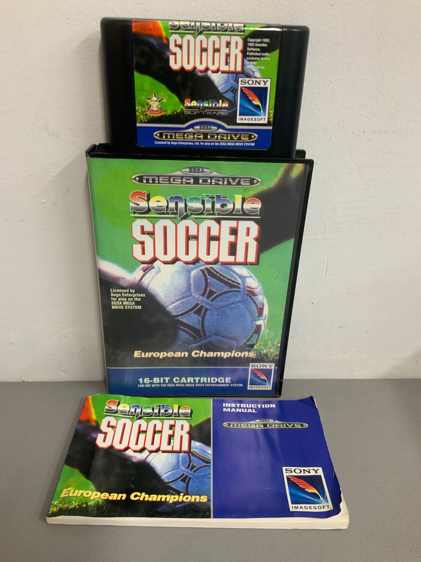 Sensible Soccer Sega Mega Drive